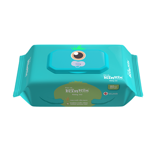 ผ้าเช็ดทำความสะอาดผิวแบบไม่ถักทอ คุณภาพพรีเมียม ยี่ห้อคินคิน เบบี้ส์ 80 ชิ้น คุณภาพสูง ผลิตจากเส้นใยเรยอน สำหรับทำความสะอาดเด็ก - Product Image 1