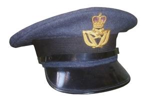 หมวกถักโลโก้สีฟ้าเข้มพร้อมเครื่องแบบงานหัตถกรรมกลางแจ้ง - Product Image 2