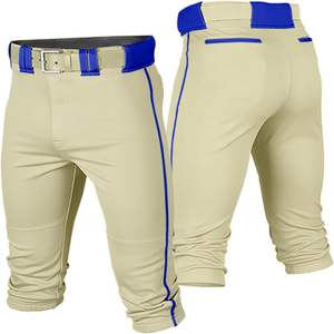 Pantalon athlétique en polyester de haute qualité pour les équipes de baseball pour jeunes et adultes respirant OEM ODM uniforme de sport pantalon de baseball personnalisé - Product Image 2