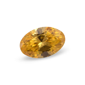 Diamant ovale de 1,20 carat, clarté VS, couleur fantaisie, jaune vif orangé, certifié IGI, cultivé en laboratoire, bijou de luxe idéal - Product Image 4