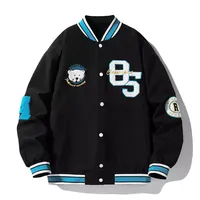 Vente en gros de vestes universitaires distinctives personnalisées pour hommes du fabricant Conceptions innovantes Broderie hivernale luxueuse de 100 grammes
