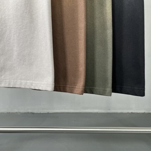 Nouvelles tendances 2024, pantalon large ample en molleton CVC taille plus, 450 g/m², délavé au soleil, ensemble haut et pantalon de survêtement pour homme - Product Image 3