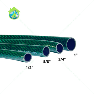 Tuyau d'arrosage de jardin vert premium 1/2 pouce, 50 pieds, extra long, en fibre renforcée, technologie anti-moisissure, empêche les plis et les taches, usage agricole - Product Image 2