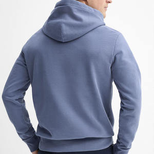 New Streetwear Basic Letter Logo <b>Slogan</b> High Quality HeavyWeight Cotton Oversize Flock Print Fleece Men's Hoodies&<b>Sweatshirts</b> - Product Image 4