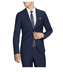 Color sólido Slim Fit Hombres Trajes de 3 piezas Esmoquin Blazer Trajes Pantalón Abrigo Oficina Negocios Caballeros Trajes Pantalón Abrigo Diseños - Product Image 2