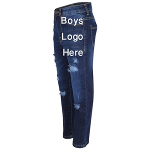100% orienté vers l'exportation unisexe garçons enfants Denim jean pantalon en gros OEM Type approvisionnement de haute qualité durable enfants Denim de BD - Product Image 4