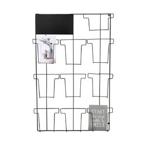 Haute vente de luxe Unique Design moderne mural fil métallique Collage cadre haute Attraction porte-revues - Product Image 5