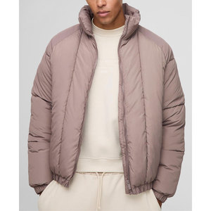 Nouvelle veste bouffante de style de rue pour hommes à la mode manteau d'hiver matelassé surdimensionné conception personnalisée disponible - Product Image 1