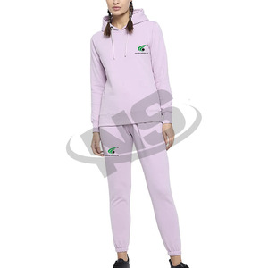 Conjunto Deportivo Personalizado para Mujer, Invierno, Algodón, Talla Grande, Sudadera con Capucha, Ropa Deportiva de Dos Piezas de Primera Calidad, Estilo Urbano - Product Image 4