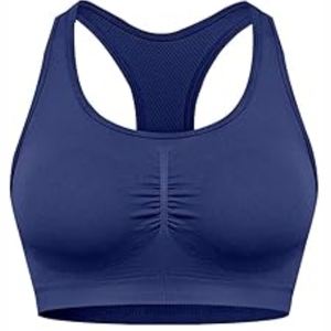 Ensemble de yoga sans couture écologique de haute qualité pour femmes soutien-gorge de sport au dos réglable avec décor à glissière pour ensembles de fitness et de yoga - Product Image 5