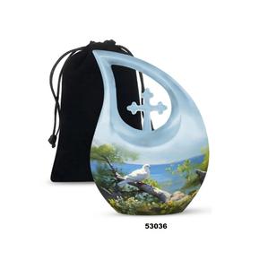 โกศใส่เถ้ากระดูกของมนุษย์สำหรับใส่เถ้ากระดูกนกพิราบตกแต่งด้วยถุงกำมะหยี่ไม่เหมือนใคร - Product Image 3