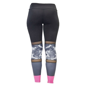 Medias de Yoga transpirables de cintura alta para mujer, mallas de Fitness para gimnasio con patrón sólido personalizado, pantalones de Yoga cómodos de cintura media para mujer - Product Image 2