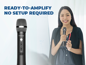 WINBRIDGE profesyonel akıllı gürültü Mini amplifikatör el/masaüstü Mic hoparlör ses efektleri öğretim için - Product Image 2