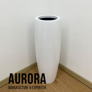 Jardinière en fibre de verre haut de gamme résistante aux UV, résistante au gel, directe d'usine avec logo personnalisé et options de couleur - Product Image 3