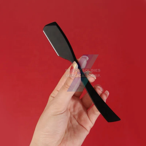 Maquinilla de afeitar de barbero negra de alta calidad profesional, maquinilla de afeitar recta ultra expuesta para salón de belleza, precio al por mayor - Product Image 1