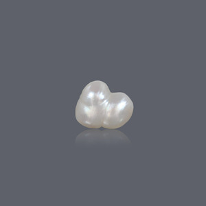 Perla de Basra de 8.61 Quilates, Perla Natural de Agua Dulce y Concha, Color Blanco Rosado, para Joyería - Product Image 1