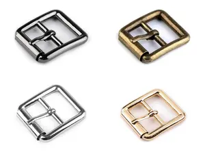 Hebilla de Metal Personalizada para Cinturones y Correas, Venta al por Mayor, Hebilla Plateada/Bronce/Negra para Ropa, Bolsos y Accesorios de Ferretería - Product Image 2