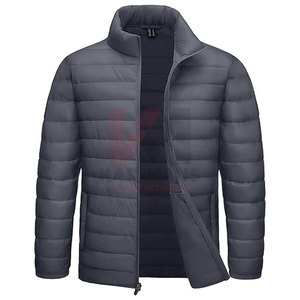 Custom Mens Lightweight Puffer Jacket Loose Fit Water Resistant <b>Bubble</b> <b>Coat</b> Warm Insulation OEM Manufacturer Wholesale Supplier - Product Image 1