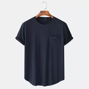 เสื้อยืดผู้ชายสีพื้นระบายอากาศได้ดี,เสื้อยืดลำลองคอกลมใส่ออกกำลังกายเล่นกีฬา - Product Image 1