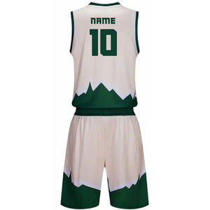 Nuevo uniforme de baloncesto transpirable de la mejor calidad Impresión de logotipo personalizado 100% Poliéster Sin mangas Unisex Adulto Servicio OEM - Product Image 3