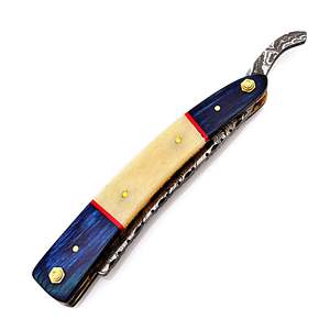 Maquinilla de afeitar de acero de Damasco de un solo filo hecha a mano para hombres, gran oferta segura, hoja de afeitar para axilas de acero inoxidable - Product Image 3