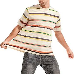 T-shirt imprimé en pur coton pour hommes, style à la mode, entraînement décontracté, manches courtes, t-shirt personnalisé pour l'été - Product Image 5