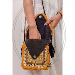 LW Exclusive Banjara Boho Beaded Handmade Designer <b>Bag</b> Stylish Genuine Evening <b>Bag</b> for Ladies Fashion <b>Summer</b> Style - Product Image 4