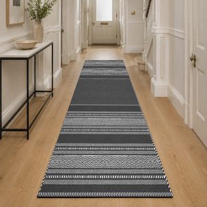 Tapis RUGS DEPOT LXDP-0934, vente en gros, gris anthracite, tapis traditionnel oriental imprimé numériquement, lavable en machine, chenille, antidérapant - Product Image 5