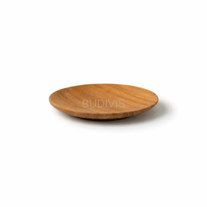 Handcrafted Natural <b>Wooden</b> Round Serving Plate <b>Kitchen</b> <b>Set</b> Lightweight for <b>Kitchen</b> Dining Table Rustic Home Decoration Bali - Product Image 1