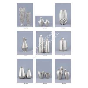 Jarrones de estilo moderno, macetas de Metal hechas a mano, suministros de decoración para fiestas, florero de Metal hecho a mano, precio al por mayor - Product Image 5