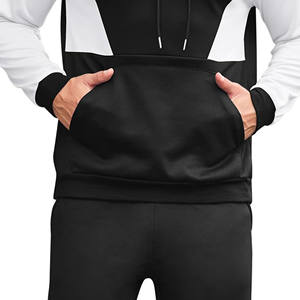 Ensemble de survêtement en tissu doux pour homme, sweat-shirt et pantalon de survêtement 2 pièces, 100% coton, logo personnalisé imprimé à l'écran, ensembles de jogging, survêtements unisexes - Product Image 2