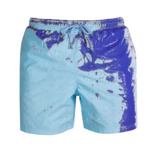 Calzoncillos de baño para hombre, pantalones cortos de baño de poliéster/algodón Anti-UV para verano, Playa y Fitness, moda holgada - Product Image 1