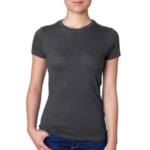 Camiseta de Mujer Personalizada de Alta Calidad, Nueva, Informal, de Algodón, Talla Grande, Cómoda, Ajustada, Transpirable, Cuello Redondo, Lisa, Teñida, para Verano - Product Image 6