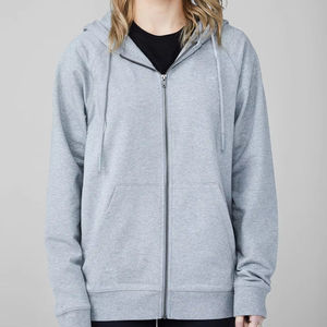 Nouveau design personnalisé unisexe gris Zip Up Basics coton mélangé à capuche sweat à capuche confortable pour hommes et femmes parfait pour l'hiver - Product Image 1