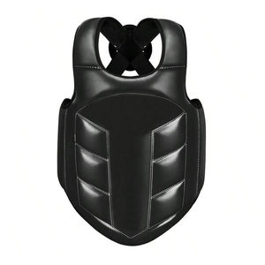 Protège-poitrine de boxe personnalisé pour homme avec anneau de protection en cuir et en PU, de haute qualité, durable et respirant - Product Image 1