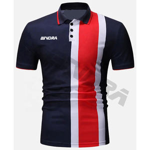 2023 personnalisé OEM hommes italien polos plaine coton Slim Fit équipe polyester pour Gym Yoga Golf longue longueur-pour la saison d'été - Product Image 2