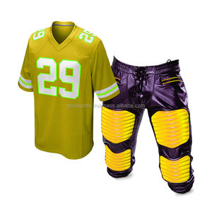 Ensemble de vêtements de sport pour équipe de football américain, polyester durable - Product Image 3