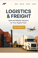 Empresa de Logística y Transporte Servicios de diseño de sitios web Desarrollo web profesional Entrega de soluciones confiables y asequibles