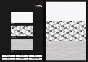 กระเบื้องเซรามิกเคลือบเงามันวาวขนาด300X600ดีไซน์ทันสมัยสำหรับห้องน้ำเนื้อแข็งสำหรับใช้ในอพาร์ทเม้นท์ - Product Image 4