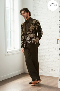 Esmoquin clásico de boda para hombre, conjunto de 2 piezas, chaqueta negra, pantalones, traje elegante para hombre, chaqueta personalizada, trajes de cena de Graduación - Product Image 5