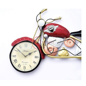 นาฬิกาแขวนผนังตกแต่งทันสมัยอเนกประสงค์ดีไซน์สร้างสรรค์สำหรับบ้านห้องนั่งเล่นสำหรับตกแต่งบ้านนาฬิการูปทรงจักรยาน - Product Image 2
