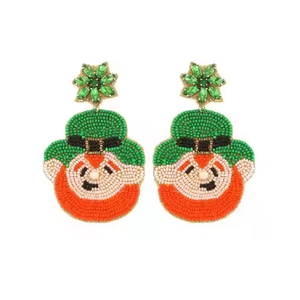 Pendientes bordados hechos a mano esmalte hongo encantos colgante pendiente joyería de alta calidad por MD artesanía - Product Image 3