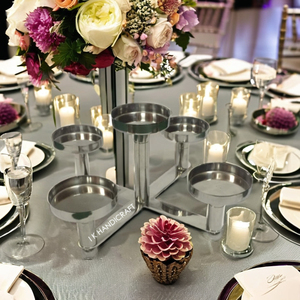 ที่วางเทียนแบบแท่งที่ใส่เทียนแบบชิ้นใหญ่มาใหม่หรูหรา2025สำหรับงานแต่งงานเทศกาลคริสต์มาส - Product Image 5