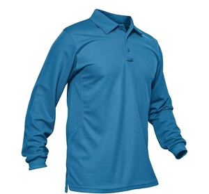 Polo de manga larga cómodo para hombre con material de la mejor calidad Polo transpirable para uso diario al mejor precio - Product Image 6