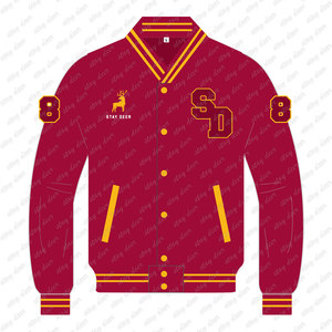 Venta al por mayor de ropa de calle personalizada College Varsity Jacket Hombres Mujeres Béisbol Bomber Letterman Varsity Jacket para hombres OEM/ODM - Product Image 2