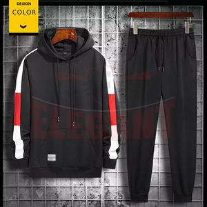 La meilleure vente de vêtements d'entraînement d'été unisexe avec Logo brodé personnalisé survêtements pour hommes par Elegant Sports - Product Image 3