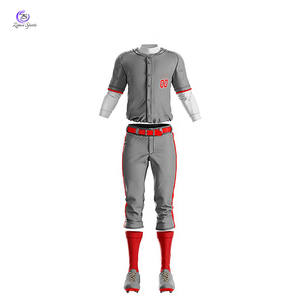 Logotipo personalizado, uniforme de béisbol ligero, uniforme de béisbol de gran tamaño a precio barato para unisex - Product Image 1