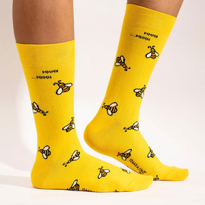 Chaussettes Street Crew à motifs audacieux pour les jeunes Woven Technics Skaters Trendsetters Urban Edge avec des graphiques - Product Image 1