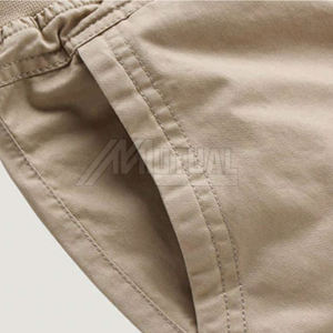 Shorts décontractés basiques pour hommes de couleur unie faciles à assortir à n'importe quel t-shirt ou polo - Product Image 5