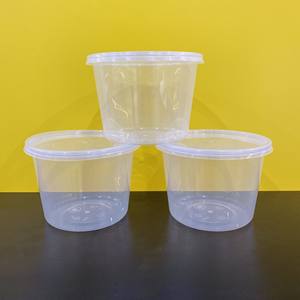 Precio bajo 2025 Recién llegado Fábrica 12oz 16oz 18oz Recipiente de comida de plástico de forma redonda de inyección con tapa transparente para llevar - Product Image 4